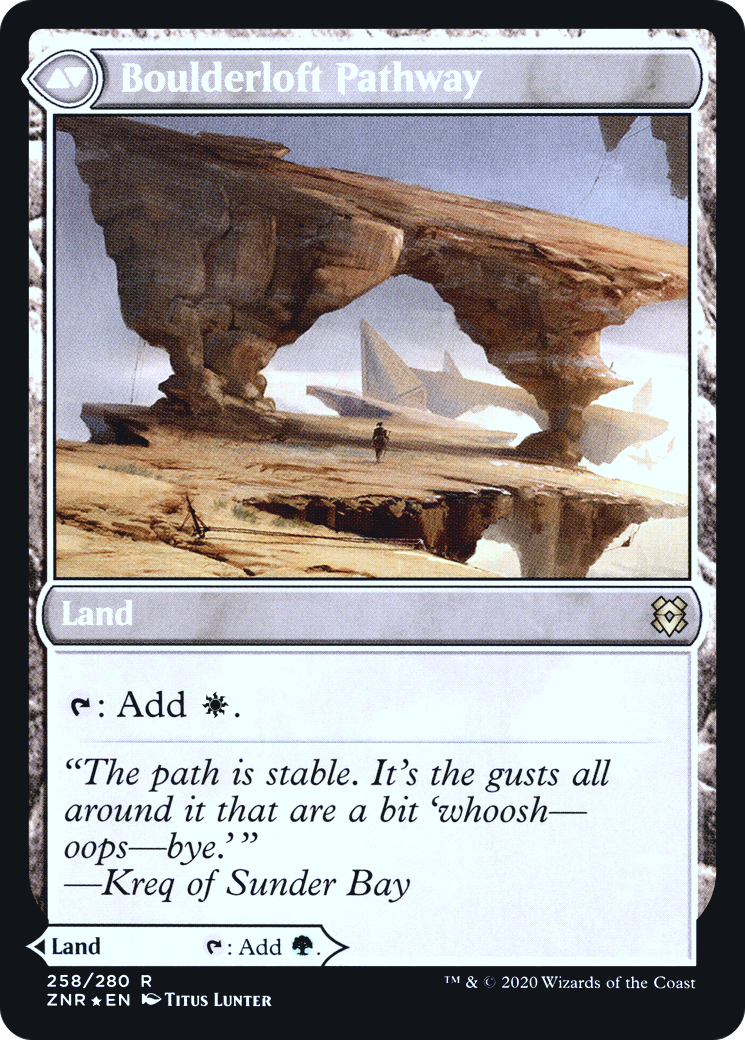 Branchloft Pathway // Boulderloft Pathway (PRE-258S) - rare - Foil