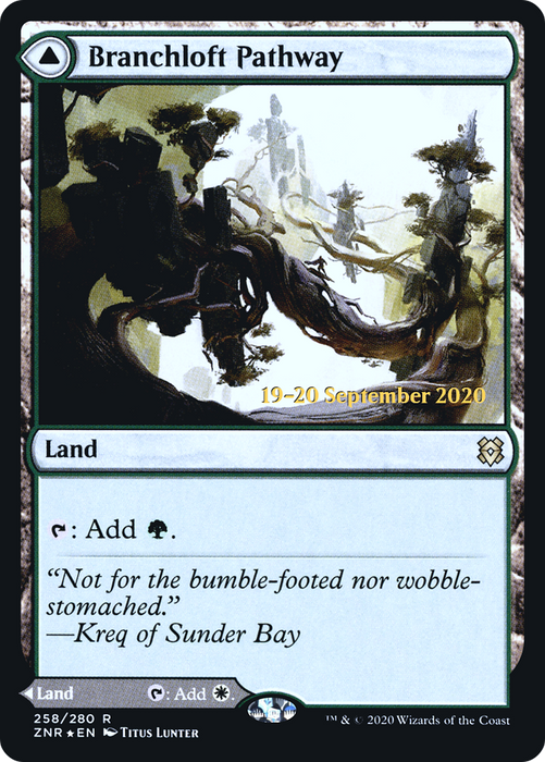 Branchloft Pathway // Boulderloft Pathway (PRE-258S) - rare - Foil