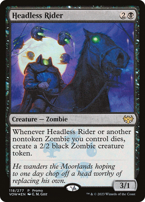 Headless Rider (MEDIA-118★) - rare - Foil