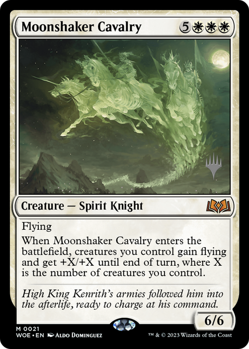 Moonshaker Cavalry (PPWOE-21P) - mythic - Foil