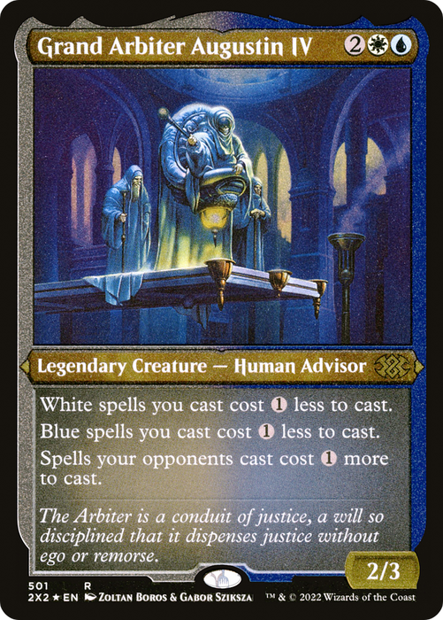Grand Arbiter Augustin IV (2X2-501) - rare - Etched Foil