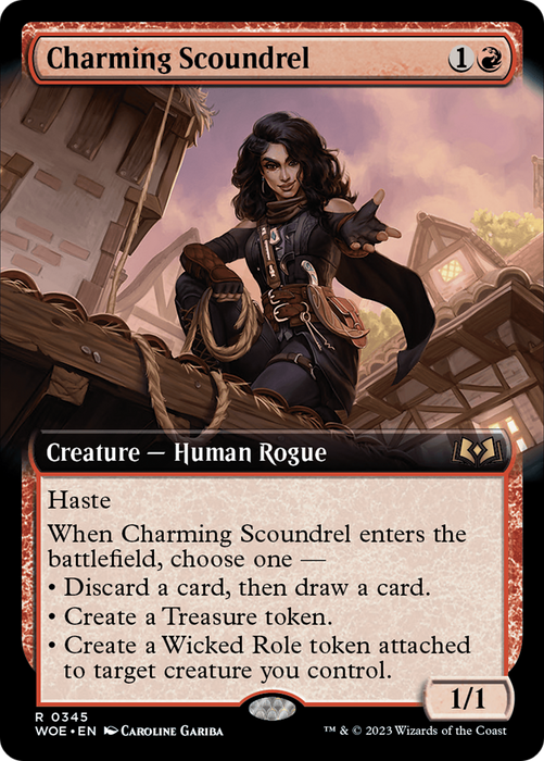 Charming Scoundrel (WOE-345) - rare: (Extended Art)