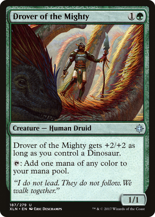 Drover of the Mighty (XLN-187) - uncommon - Foil