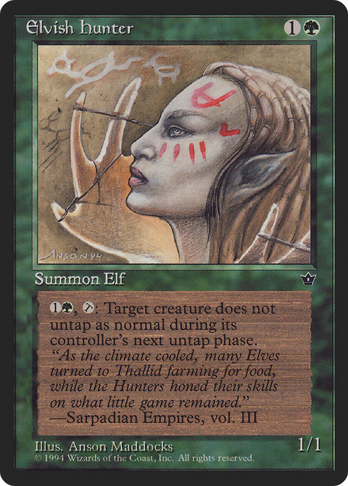 Elvish Hunter (FEM-67B) - common