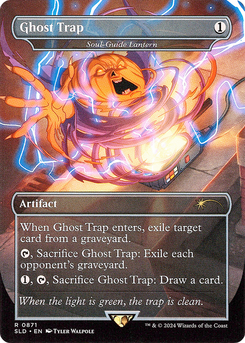 Soul-Guide Lantern (SLD-871) - rare / Ghost Trap (Borderless) - Foil