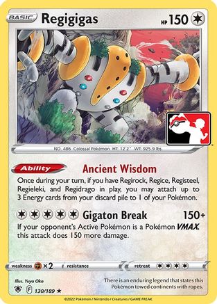 Regigigas (/189) - PPSC  - Rare - Holofoil