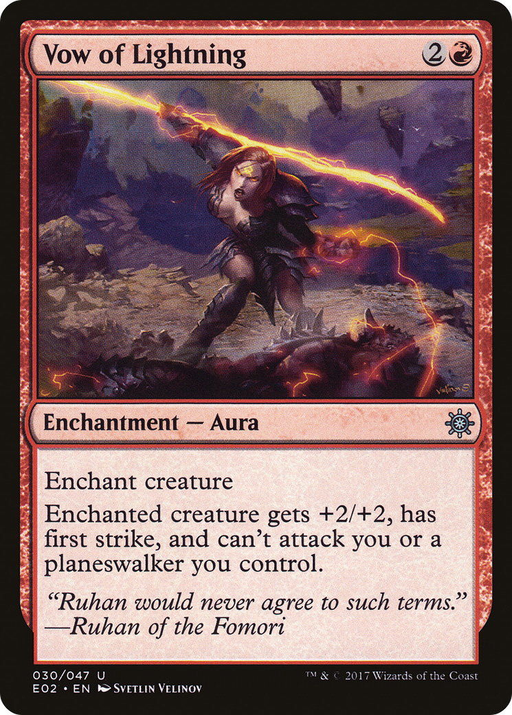 Vow of Lightning (E02-030) - uncommon