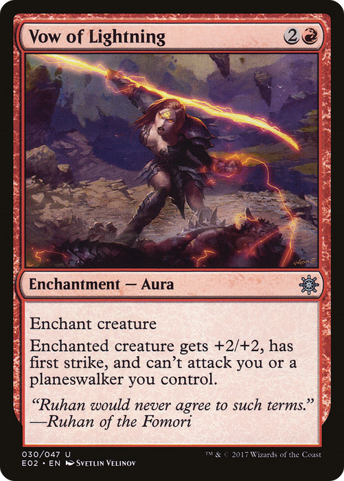 Vow of Lightning (E02-030) - uncommon