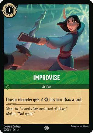 Improvise (99/204) - Common - Cold Foil