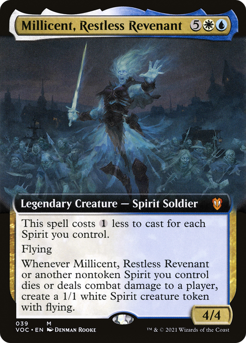 Millicent, Restless Revenant (VOC-039) - mythic: (Extended Art)
