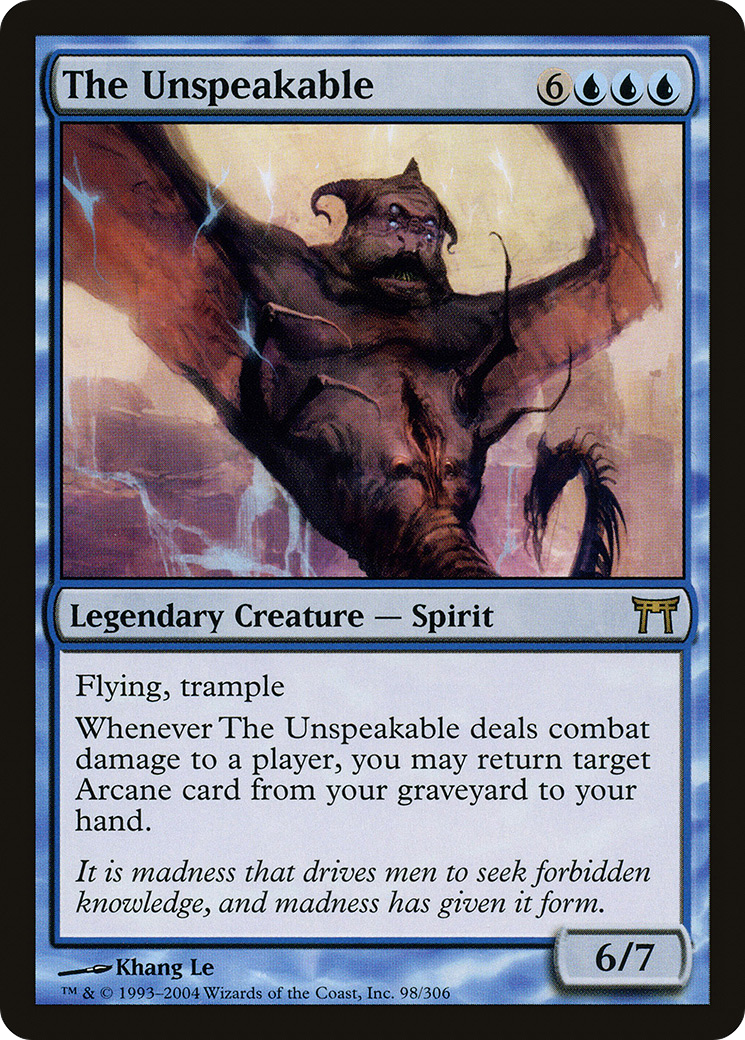 The Unspeakable (CHK-098) - rare