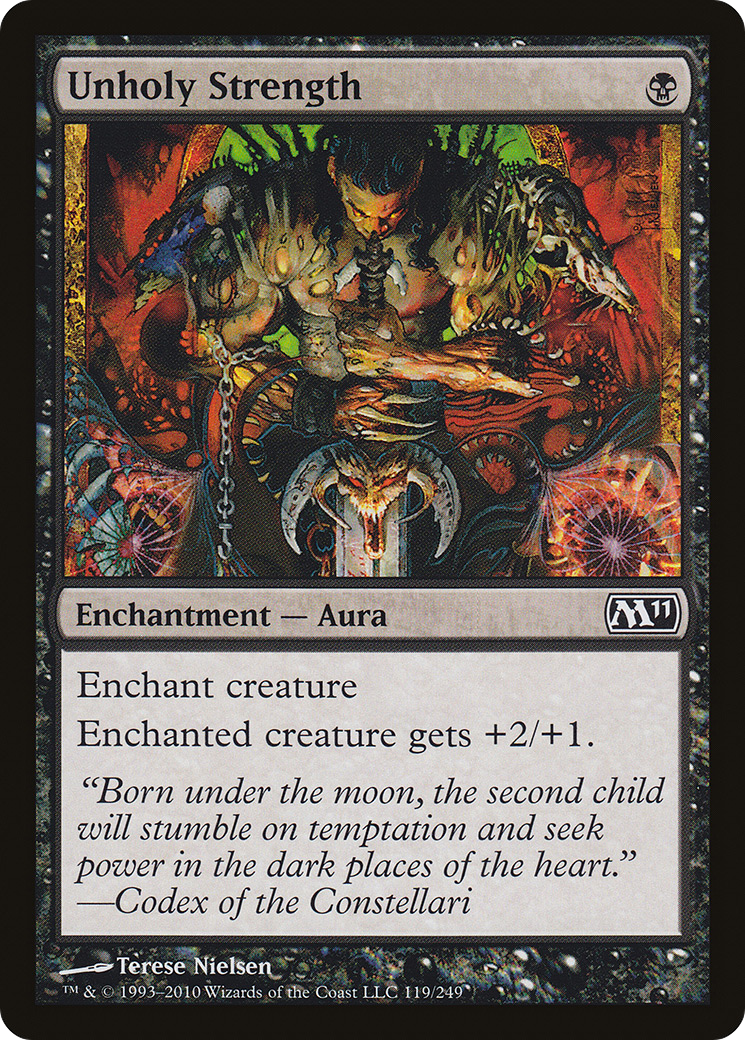 Unholy Strength (M11-119) - common - Foil