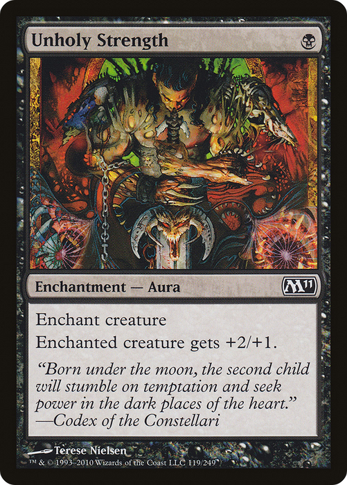 Unholy Strength (M11-119) - common - Foil