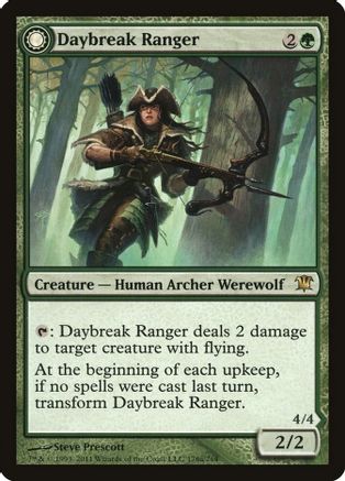 Daybreak Ranger // Nightfall Predator (ISD-176) - rare: (Double Faced Transform) - Foil