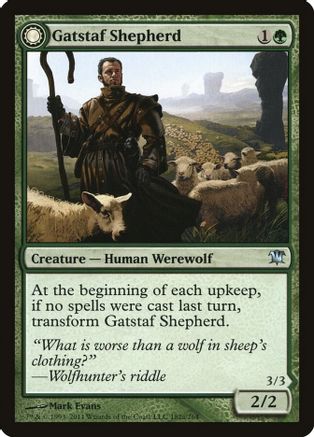 Gatstaf Shepherd // Gatstaf Howler (ISD-182) - uncommon: (Double Faced Transform)
