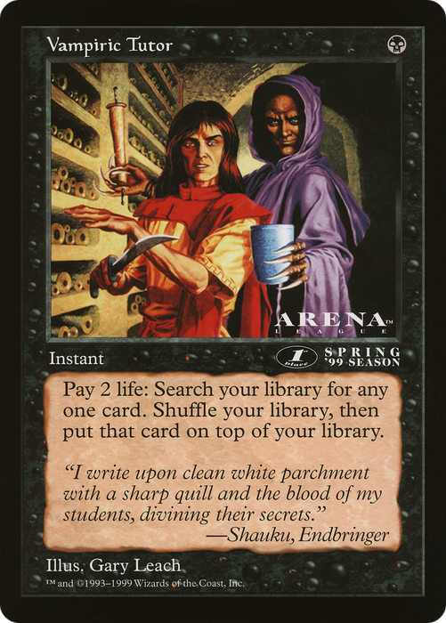 Vampiric Tutor (OLEP-074) - rare