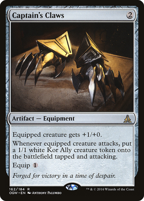 Captain's Claws (OGW-162) - rare - Foil