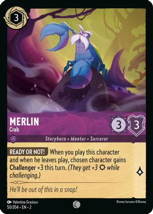 Merlin - Crab (50/204) - Common - Cold Foil