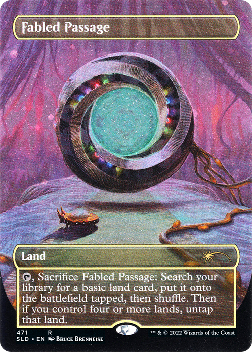 Fabled Passage (SLD-471) - rare (Borderless) - Foil