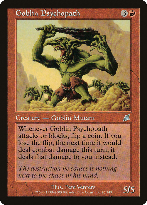Goblin Psychopath (SCG-095) - uncommon