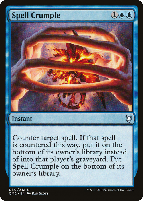 Spell Crumple (CM2-050) - uncommon