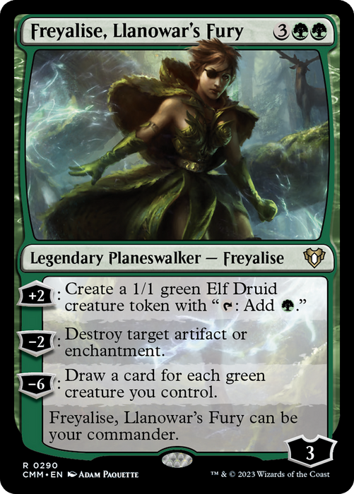 Freyalise, Llanowar's Fury (CMM-290) - rare