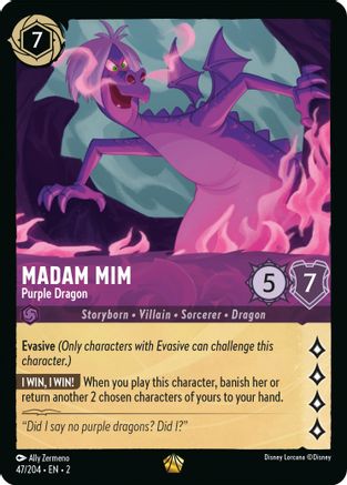 Madam Mim - Purple Dragon (47/204) - Legendary