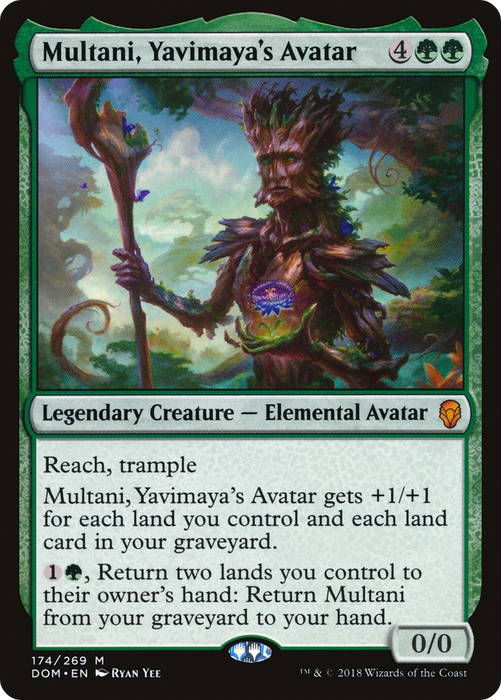 Multani, Yavimaya's Avatar (DOM-174) - mythic - Foil