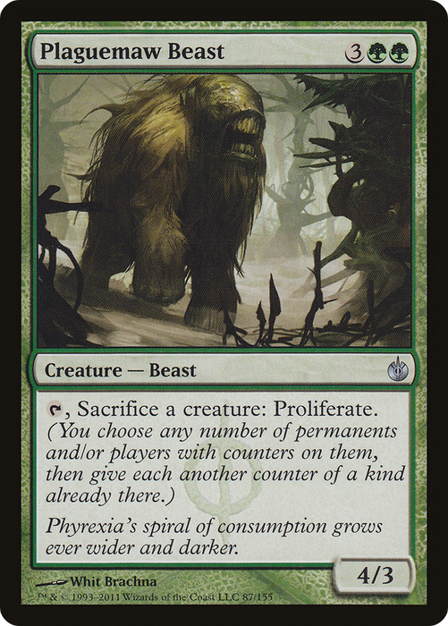 Plaguemaw Beast (MBS-087) - uncommon