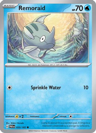 Remoraid (033/182) - SPR  - Common - Reverse Holofoil