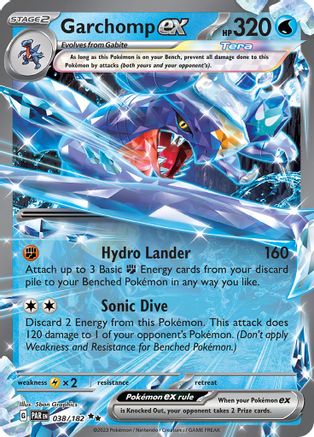Garchomp ex (038/182) - SPR - Double Rare - Holofoil