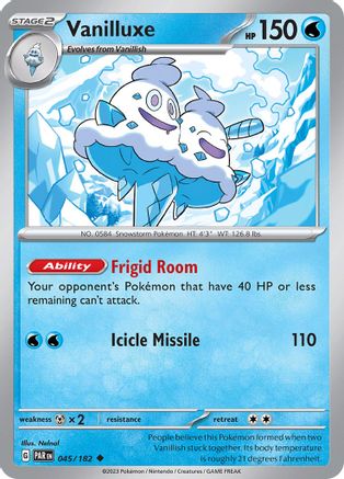 Vanilluxe (045/182) - SPR  - Uncommon - Reverse Holofoil