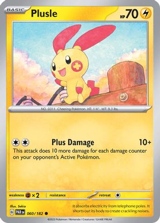 Plusle (060/182) - SPR  - Common - Reverse Holofoil