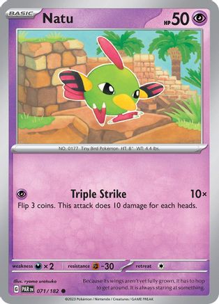 Natu (071/182) - SPR  - Common - Reverse Holofoil