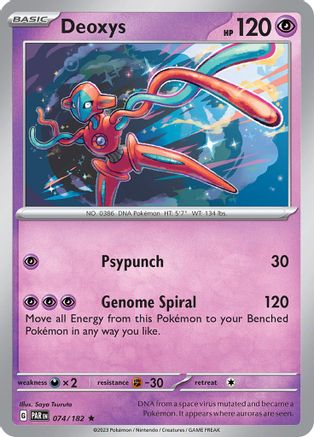 Deoxys (074/182) - SPR  - Rare - Holofoil