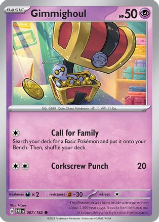 Gimmighoul (087/182) - SPR  - Common - Reverse Holofoil
