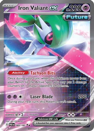 Iron Valiant ex (089/182) - SPR - Double Rare - Holofoil