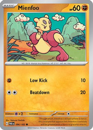 Mienfoo (096/182) - SPR  - Common - Reverse Holofoil