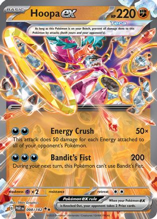 Hoopa ex (098/182) - SPR  - Double Rare - Holofoil