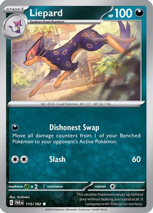 Liepard (115/182) - SPR  - Common - Reverse Holofoil