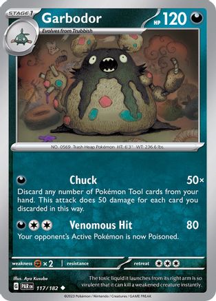 Garbodor (117/182) - SPR  - Uncommon - Reverse Holofoil