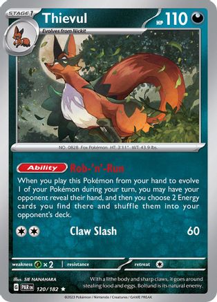 Thievul (120/182) - SPR  - Rare - Holofoil