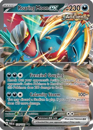 Roaring Moon ex (124/182) - SPR - Double Rare - Holofoil