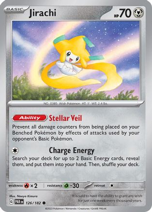 Jirachi (126/182) - SPR  - Common - Reverse Holofoil