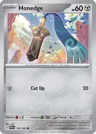 Honedge (130/182) - SPR  - Common - Reverse Holofoil