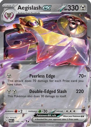 Aegislash ex (135/182) - SPR  - Double Rare - Holofoil