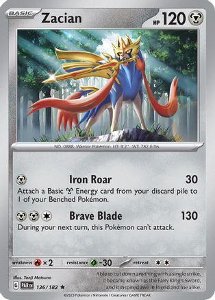 Zacian (136/182) - SPR  - Rare - Holofoil