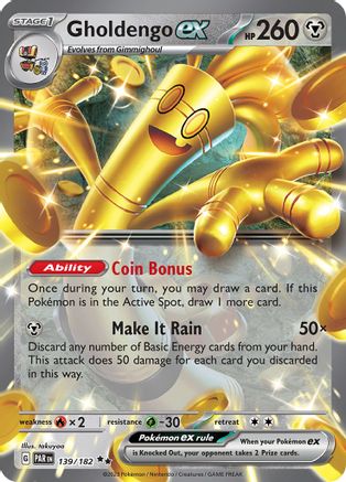 Gholdengo ex (139/182) - SPR - Double Rare - Holofoil