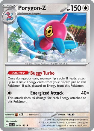 Porygon-Z (144/182) - SPR  - Rare - Reverse Holofoil