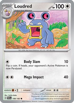 Loudred (149/182) - SPR  - Common